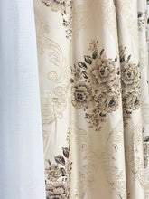 Draperie Blackout model Baroc crem Perdele de Poveste